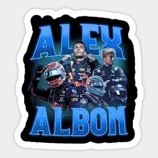 Alex Albon Collage Sticker